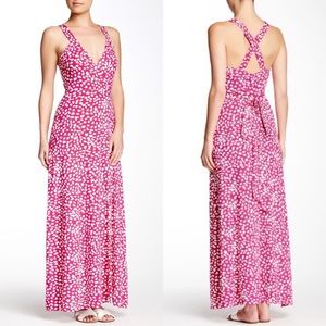 Diane von Furtsenburg Magenta Pink Samson Wrap Dress